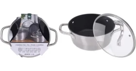 Excellent Houseware Hrniec s pokrievkou 2,5 l, 20 cm / Hrniec / priemer 20 cm / objem 2,5 l (110116)