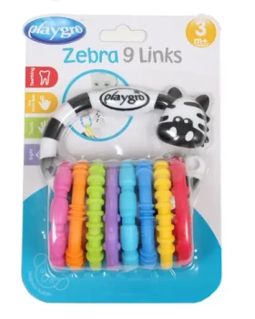 Playgro - ZEBRA s krúžkami nová / od 3 mesiacov (0184558)