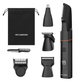 MAXGROOM LK-881 čierna / Multifunkčný zastrihávač / Vymeniteľné nástavce