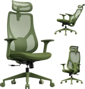 SENSE7 MOYO zelená / Kancelárske ergonomické kreslo / nosnosť 150 kg (5902659848031)