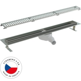 CERANO - Sprchový odtokový žľab, sifón otočný 360 ° - DN50 - nerez - 82 CER-679294