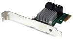 StarTech PCIe karta SATA III 4 porty / Radič SATA / PCI Express / 4X SATA III / čipset Marvell 88SE9230 (PEXSAT34RH)