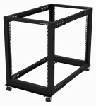 StarTech Otvorený rám rack 15U / Otvorený rám / 4-stĺpikový / nosnosť 544 kg / 600×1100 mm / čierna (4POSTRACK15U)