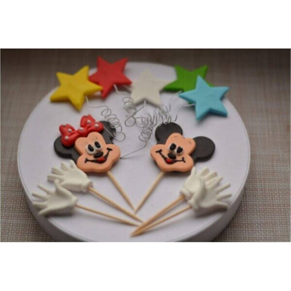 Cukrová figúrka Mickey 2D sponka do torty - I LOVE CAKES - I LOVE CAKES