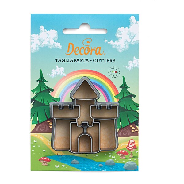 Plastové vykrajovátko Hrad 6x7cm - Decora - Decora