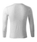 Tričko Progress LS unisex svetlo šedá L