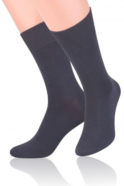 Pánske ponožky Steven Bamboo art.124 grafit 41-43