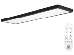 Immax NEO LITE FRAME SMART čierna / Stropné svietidlo / 120×30 cm / IP44 / CCT / Wi-Fi / TUYA (07278L)