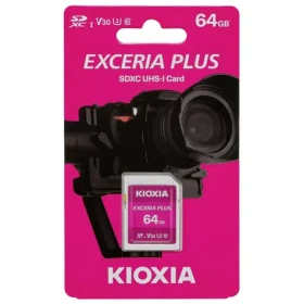 KIOXIA EXCERIA PLUS SDXC 64GB / Class 10 / UHS-I U3 / A1 / V30 / čítanie: 98MBs / zápis: 65MBs (LNPL1M064GG4)