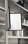 Durable VARIO MAGNET WALL čierna / Nástenný držiak prezentačných vreciek / A4 / 5 vreciek / magnetický (591401)