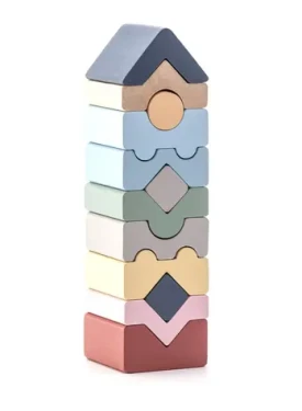 CUBIKA Pastel 16099 Veža XI - drevená skladačka