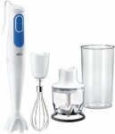 Braun MultiQuick 3 MQ 3025 biela / Tyčový mixér / 700 W / 2 rýchlosti / 600 ml (MQ 3025 WH)