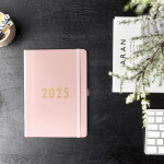 Busy B Týždenný diár Perfect Planner Pink Faux 2025