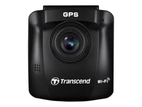 Transcend DrivePro 250 čierna + Prísavný držiak / kamera do auta / 2.4" LCD / QHD / 60fps / G-senzor / GPS / WiFi / 64 GB (TS-DP250A-64G)