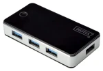 Digitus DA-70231 čierna / USB hub / 4 porty / USB 3.0 / s napájaním (DA-70231)
