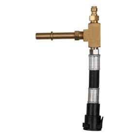 KS Tools 150.2367 Hadica adaptéra pre štandardný ventil Schrader 7/16"x20 UNF vnútorný závit a 1/4" hadicová prípojka; 150.2367