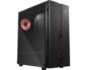 MSI MAG VAMPIRIC 010M čierna / ATX / 1x USB 3.2 amp; 2x USB 2.0 / bez zdroja / priehľadná bočnica (MSI MAG VAMPIRIC 010M)