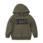 Chlapčenská mikina, Minoti, KB FLEECE HOODY 9, khaki - 152/158 | 12/13let