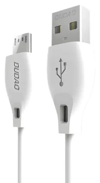 Dudao L4M / Dátový kábel USB-A - microUSB / 2,4 A / 1 m / biela
