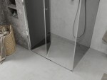 MEXEN/S - LIMA sprchovací kút 80x90, grafit, chróm 856-080-090-01-40