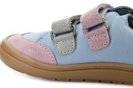 Jonap Joy Kids šedo-staroružová celoročné nízke barefoot topánky 24 EUR