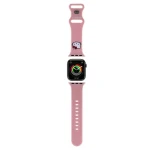 Hello Kitty Liquid Silicone Kitty Head Logo Remienok pre Apple Watch 38/40mm ružová (57983116944)