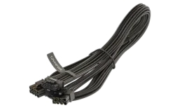 Seasonic 12VHPWR PCIe 5.0 Adapter pre napájanie grafických kariet - čierny oplet (12VHPWR-cable-black)