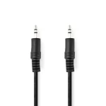 Nedis Stereo Audio kábel jack 3.5 mm (M) - jack 3.5 mm (M) 0.50 m čierna (CAGT22000BK05)