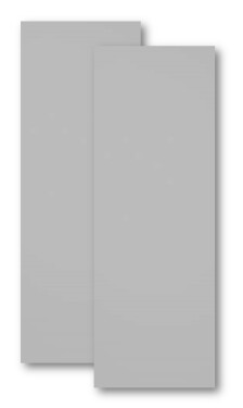 MEXEN - VELAR pro sprchové dvere 90x200 cm 8mm grafit, Sada samostatných skel 871-090-000-00-40