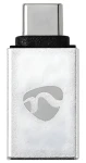 Nedis Profigold USB-C - USB-A / Redukcia / USB 3.2 Gen 1 / 5 Gb/s / hliník / strieborná (CCTB60915AL)
