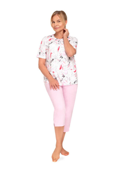 200 DÁMSKE PYŽAMO MARIA VEĽKÉ Růžová 3xl