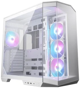 MSI MAG PANO 100R PZ biela / ATX / 2x USB-A 3.0 / 4X 120mm ARGB / priehľadná bočnica / bez zdroja (306-7G26W22-HH9)