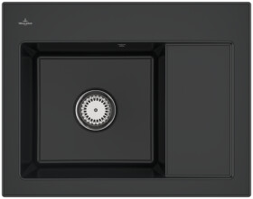 VILLEROY & BOCH VILLEROY & BOCH - Keramický drez Villeroy &amp; Boch Subway 45 Compact, 331201R7, Pure Black 331201R7