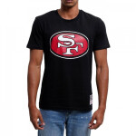 Mitchell Ness NFL Team Logo Tee San Francisco 49ERSS BMTRINTL1053-SF4BLCK T-Shirt