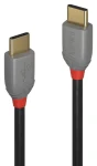 Lindy Anthra Line čierna / USB kábel / USB-C - USB-C / 0,5 m / 480 Mbit/s (36870)