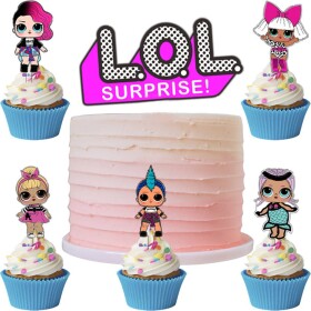Zápich do torty Lol 6 ks - Cakesicq - Cakesicq