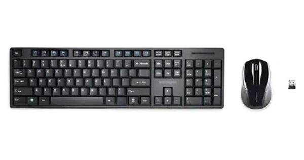 Kensington Pro Fit čierna / Set bezdrôtovej klávesnice a myši / DE / 2.4 GHz / USB (K75230DE)