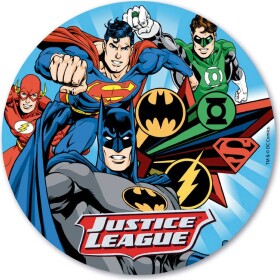 Jedlý papier Superman, Flash a Batman 20 cm - Dekora - Dekora
