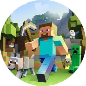 Jedlý papier Minecraft Steve 19,5 cm - Pictu Hap - Magic - Magic