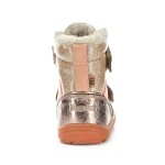 Bisgaard Timo Tex Rose gold zimné barefoot topánky 27 EUR