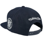 Mitchell & Ness NBA Brooklyn Nets Team Script 2.0 Snapback Nets Cap HHSS3280-BNEYYYYPPPBLCK OSFM