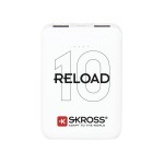 Skross Reload 10 powerbanka 10000 mAh Li-Ion akumulátor biela Indikátor stavu; 1.400130