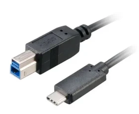 Akasa USB-C 3.1 (M) - USB-B 3.1 (M) 1m čierna (AK-CBUB28-10BK)