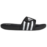 Pánske žabky Adissage M F35580 Black and white - Adidas 43 černá s bílou