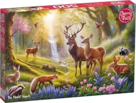 Cherry PAZZI Puzzle Srdce lesa