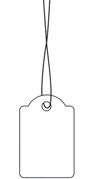 Herma Závesné etikety s pútkom 15x24 mm biele / Etikety / 1000 ks (6932)