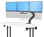 StarTech stolný držiak pre 3 monitory čierna, strieborná / Stojan pre tri monitory / do 27" / nosnosť 18 kg / VESA (3M1A3SG-MONITOR-ARM)