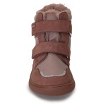 Dievčenské zimné barefoot topánky DAXI OLD PINK, Protetika, staroružová - 23