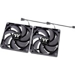 Thermaltake CT120 čierna 2ks / Ventilátor / 120 mm / Hydraulic Bearing / 2000 RPM @ 25.8 dB / 57.05 CFM (CL-F147-PL12BL-A)