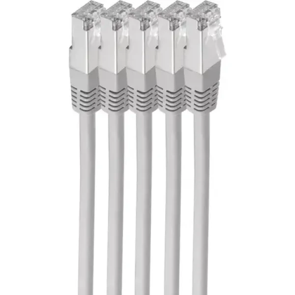 Shiverpeaks Cat6 S/FTP 0,5 m šedá / Patch kábel / RJ-45 / 5 ks (BS75711-H0.5-SET5)